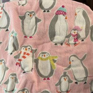 Pottery Barn Kids Pink Penguin Bedding Sheets